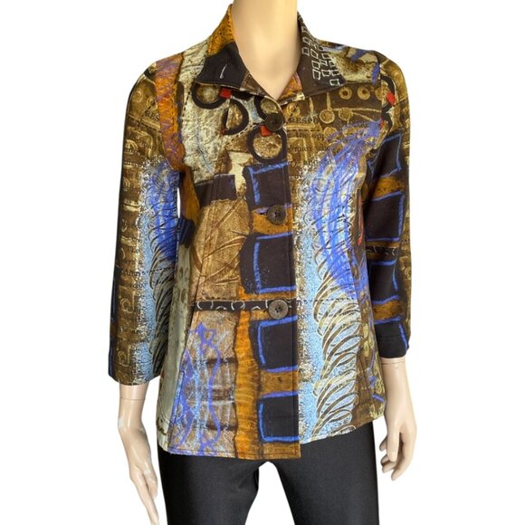 Simply Art Dolcezza Over Sized Fall 3/4 Sleeve Jacket XS - Picture 1 of 14